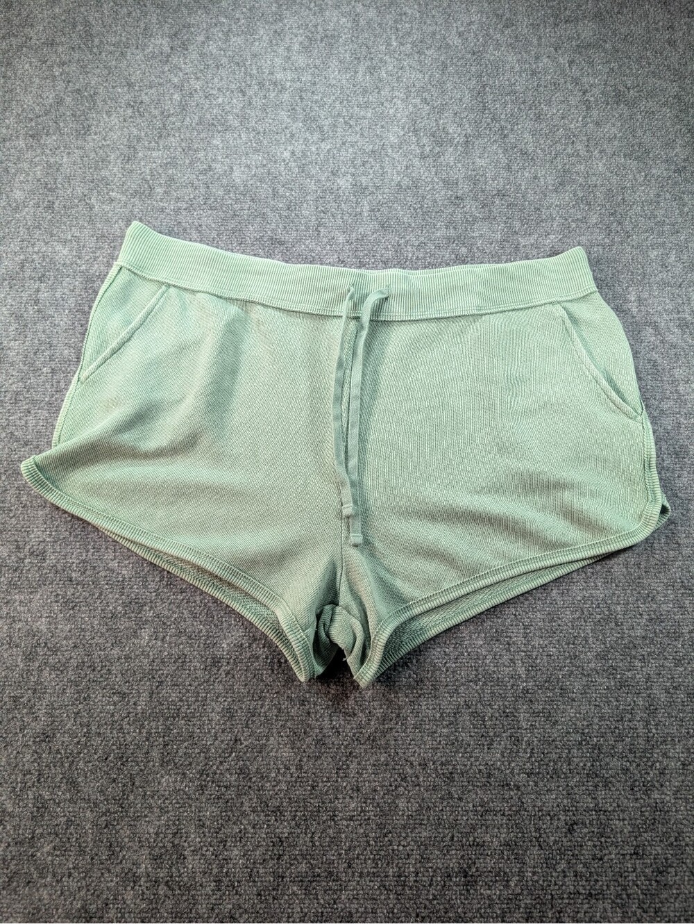 American Eagle Seriously Lived-In Sage Green Knit Shorts XL